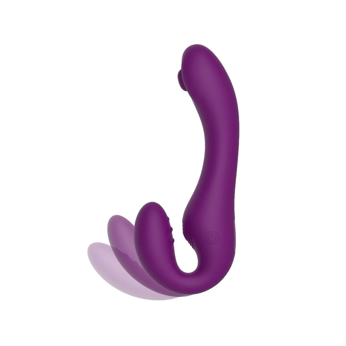 Xocoon – 2 In 1 Strapless Strap-On Vibrator mit Fernbedienung Lila von Xocoon | Fesselliebe.de