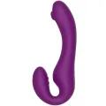Xocoon – 2 In 1 Strapless Strap-On Vibrator mit Fernbedienung Lila von Xocoon