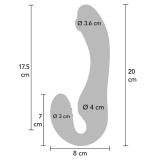 Xocoon – 2 In 1 Strapless Strap-On Vibrator mit Fernbedienung Lila von Xocoon | Fesselliebe.de