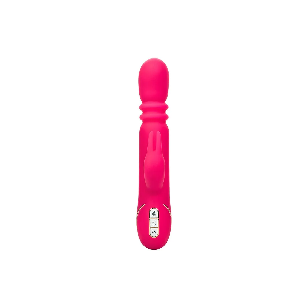 Jack Fantasy Dreifach Beheizter Vibrator Rabbit Rosa von Calexotics | Fesselliebe.de