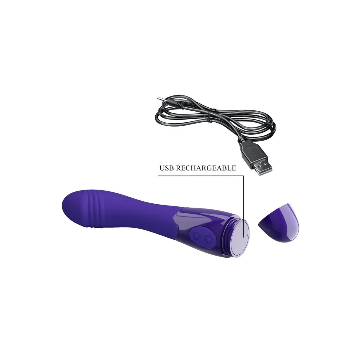 Elemental Youth Violett Vibrator Dildo von Pretty Love Youth | Fesselliebe.de