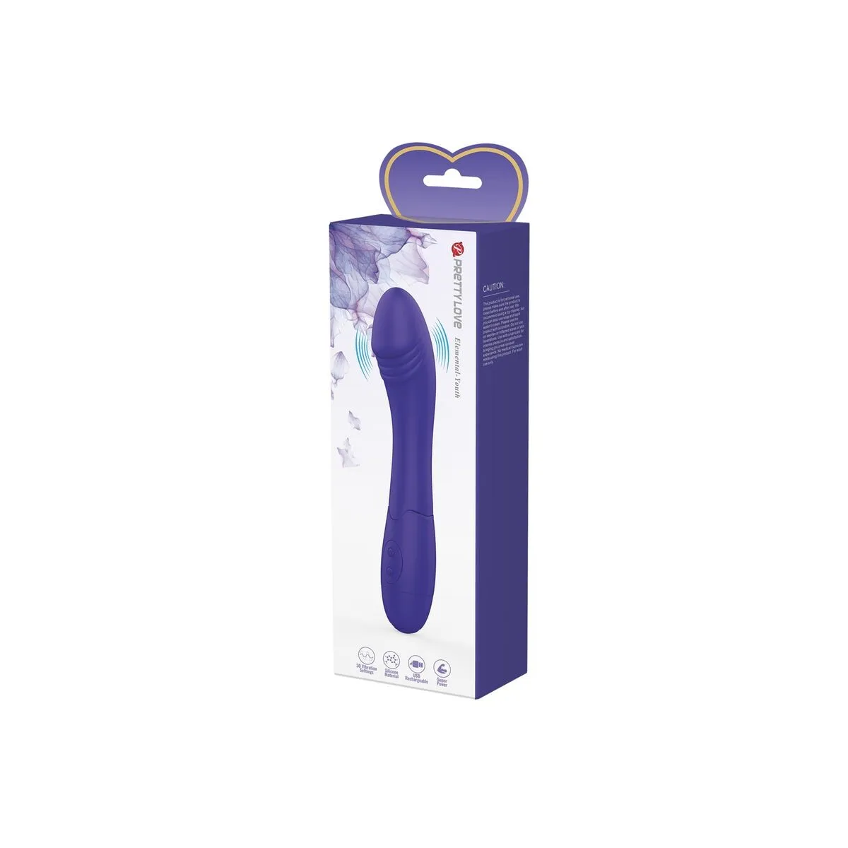 Elemental Youth Violett Vibrator Dildo von Pretty Love Youth | Fesselliebe.de