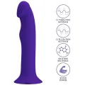 Murray Youth Vibrierender Dildo & wiederaufladbarer Violett von Pretty Love Led