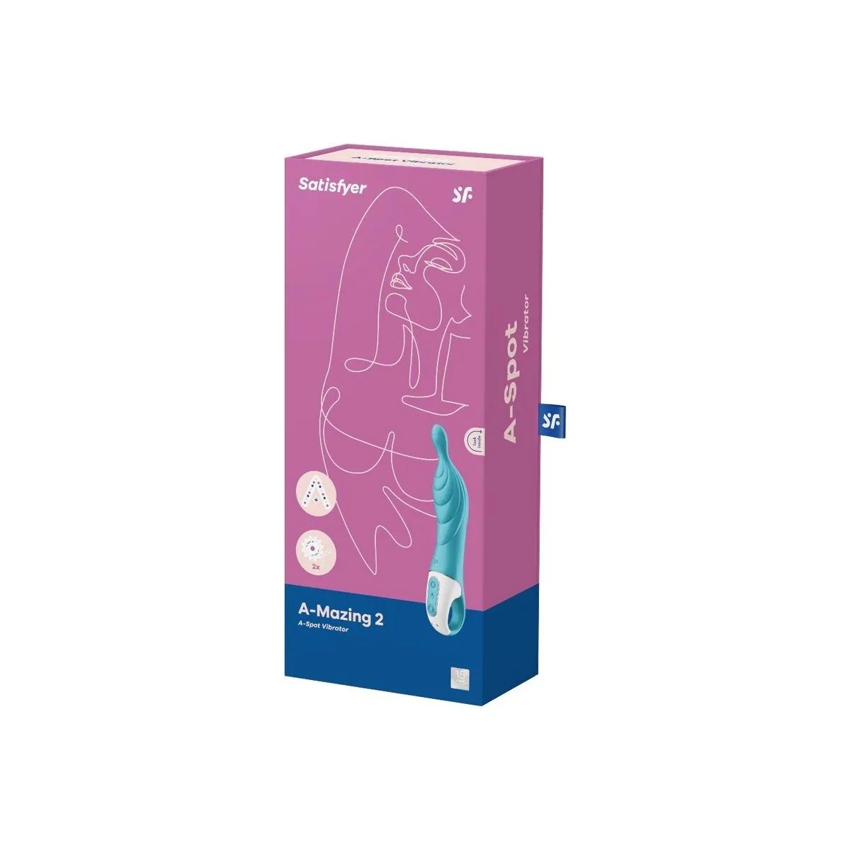 Amazing 2 Aspot Vibrator Türkis von Satisfyer Vibrator | Fesselliebe.de