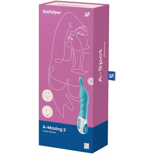 Amazing 2 Aspot Vibrator Türkis von Satisfyer Vibrator | Fesselliebe.de