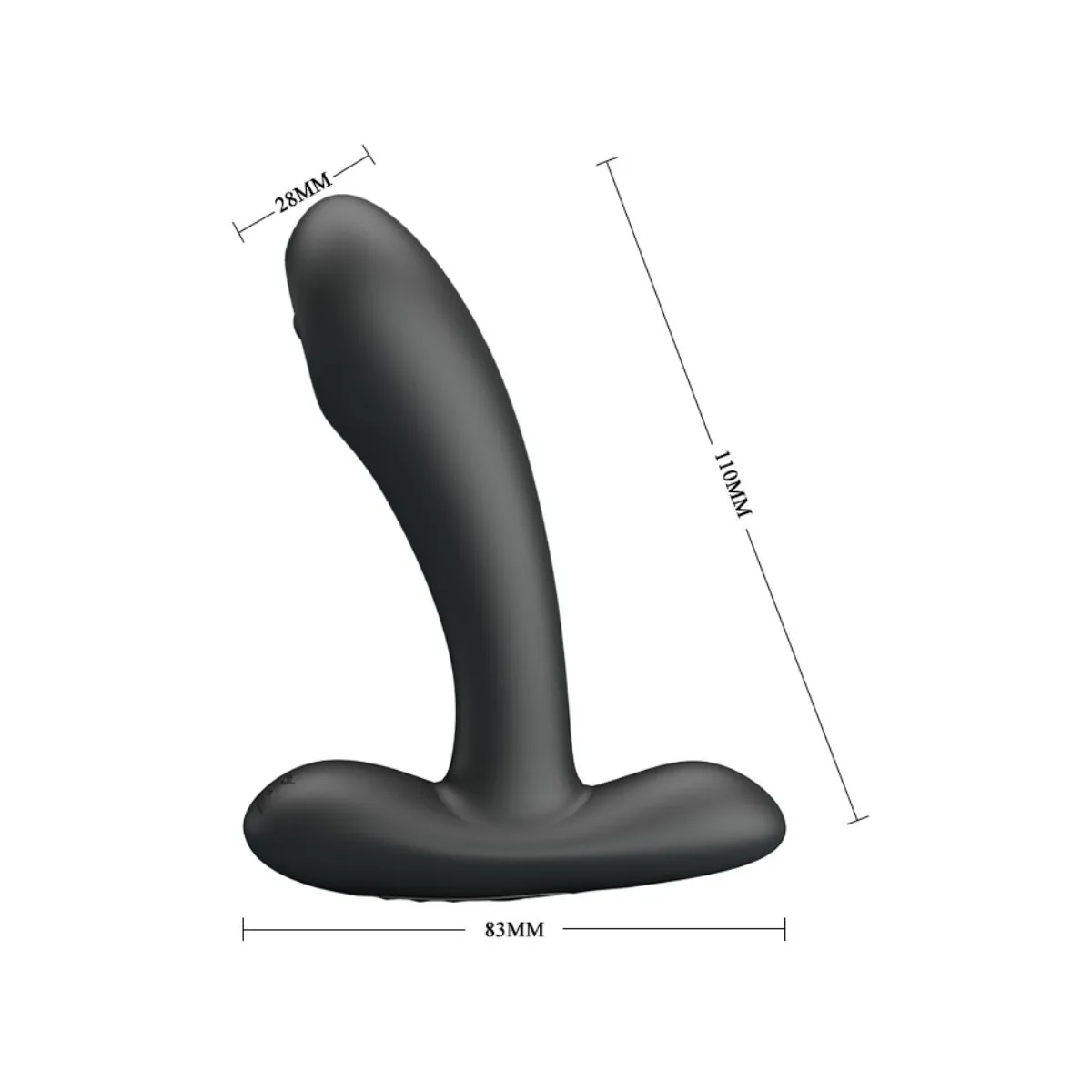 Remington Anal- und Vaginal-Vibrationsmassager Schwarz von Pretty Love | Fesselliebe.de