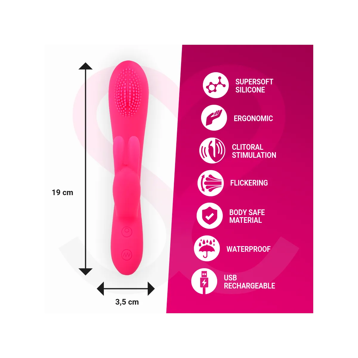 Gino Premium Silikon wiederaufladbar von Moressa | Fesselliebe.de