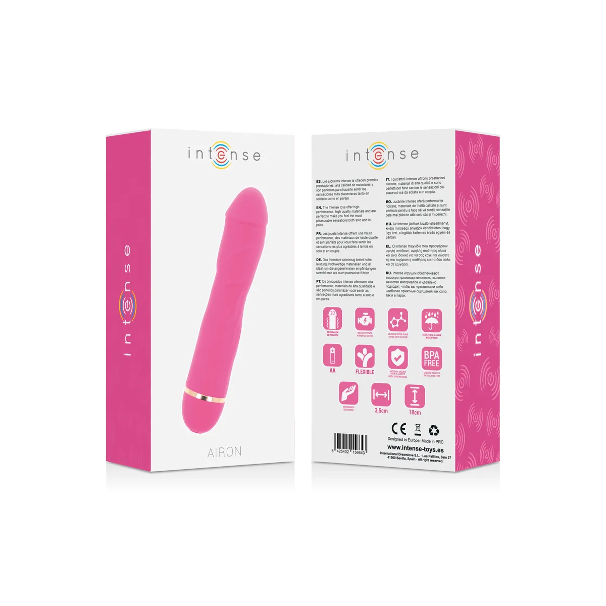 Airon 20 Geschwindigkeiten Silikon Rosa von Intense Fun | Fesselliebe.de