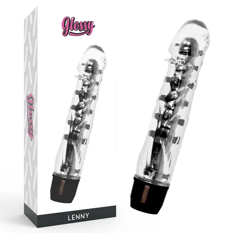 Lenny Vibrator Schwarz von Glossy | Fesselliebe.de
