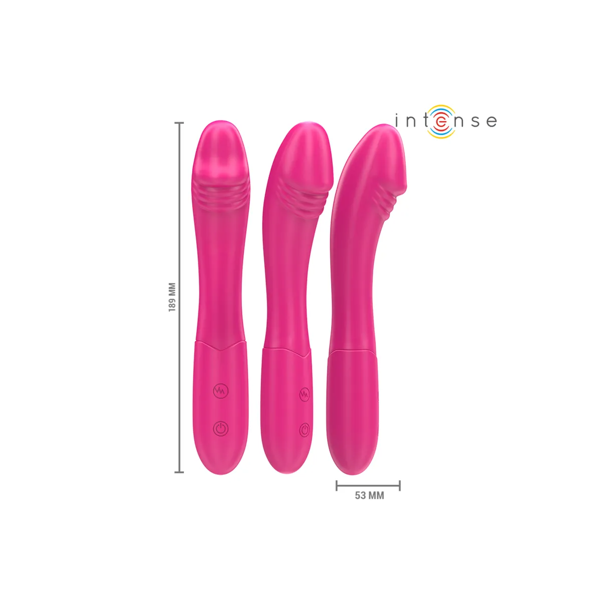 Belinda Vibrator 19 cm Flexibel 10 Vibrationen Rosa von Intense Fun | Fesselliebe.de
