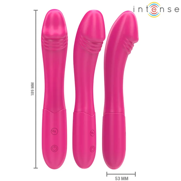 Belinda Vibrator 19 cm Flexibel 10 Vibrationen Rosa von Intense Fun | Fesselliebe.de