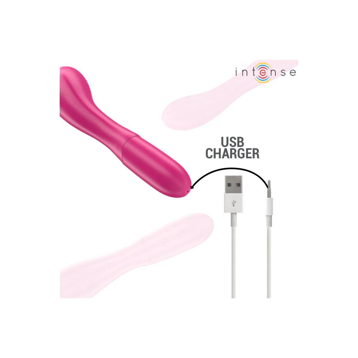 Lisette Vibrator 19 cm Flexibel 10 Vibrationen Rosa von Intense Fun | Fesselliebe.de