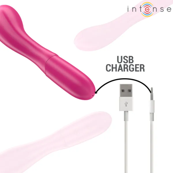 Lisette Vibrator 19 cm Flexibel 10 Vibrationen Rosa von Intense Fun | Fesselliebe.de