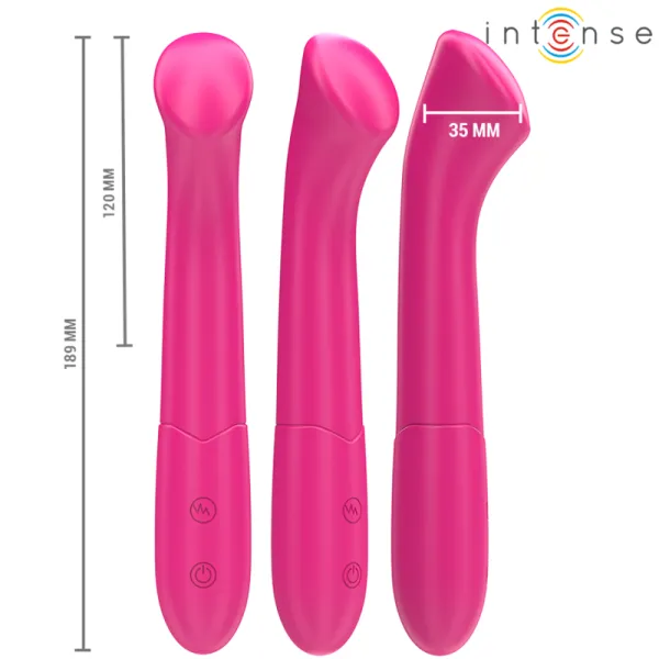 Paty Vibrator 19 cm Flexibel 10 Vibrationen Modell 2 Rosa von Intense Fun | Fesselliebe.de