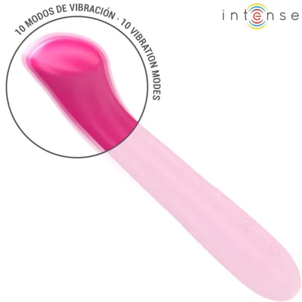 Paty Vibrator 19 cm Flexibel 10 Vibrationen Modell 2 Rosa von Intense Fun | Fesselliebe.de