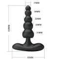 Corban Analvibrator 10 Vibrationen Schwarz von Pretty Love