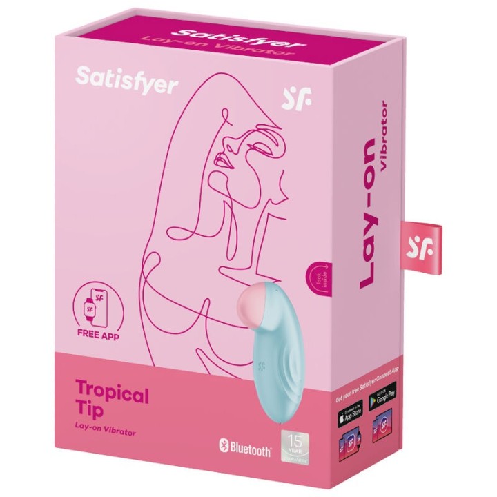 Tropical Tip Auflegvibrator Blau von Satisfyer Layons | Fesselliebe.de