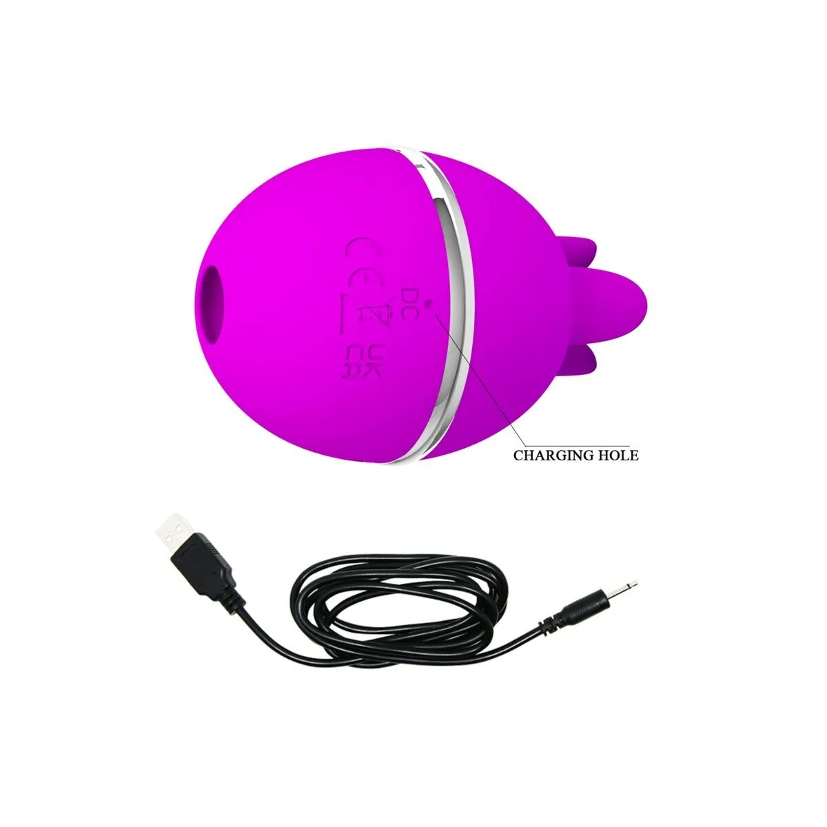 Gemini Ball Lila, Runder Vibrator aus Silikon von Pretty Love Flirtation | Fesselliebe.de
