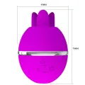 Gemini Ball Lila, Runder Vibrator aus Silikon von Pretty Love Flirtation