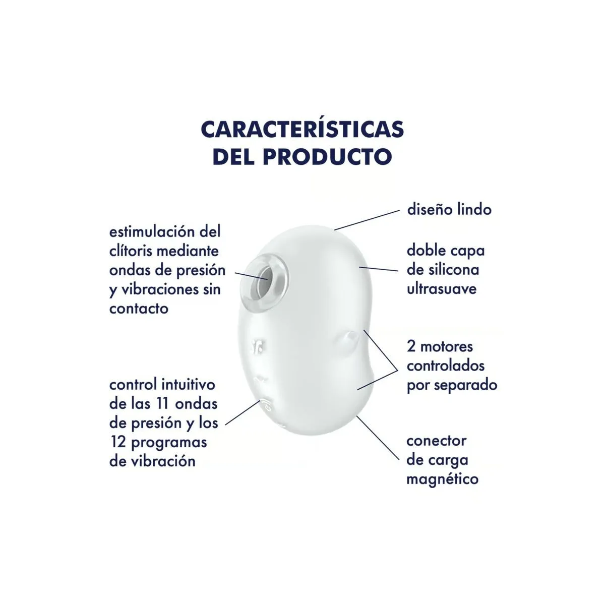 Cutie Ghost Auflegevibrator Weiss von Satisfyer Layons | Fesselliebe.de