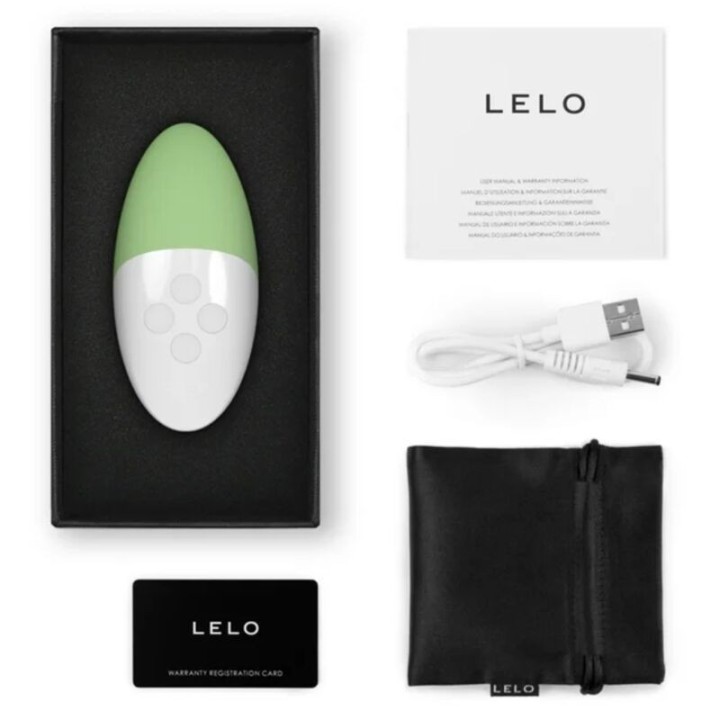 Siri 3 Klitoris-Massagegerät Pistaziencreme von Lelo | Fesselliebe.de