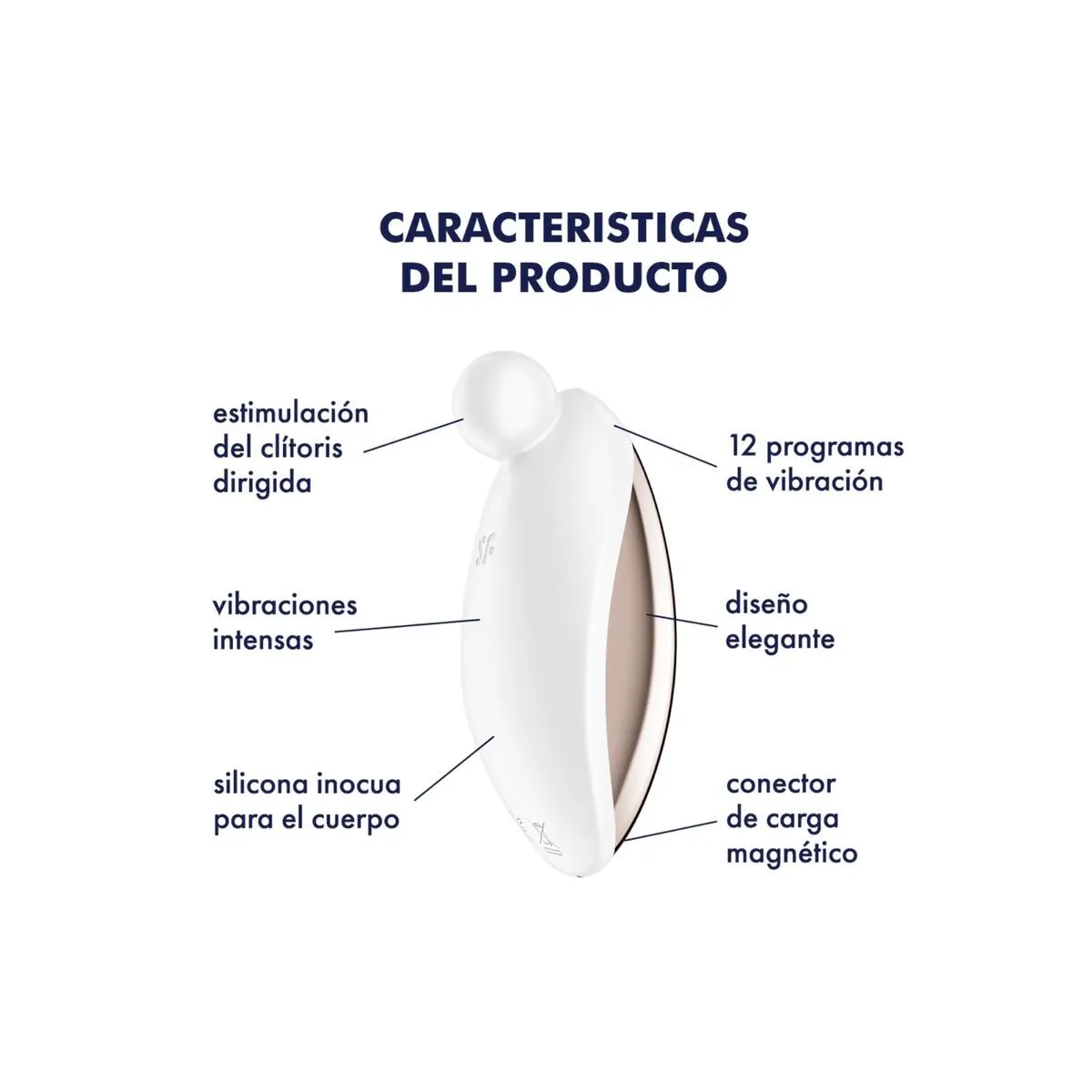 Spot On 2 Auflegevibrator Weiss von Satisfyer Vibrator | Fesselliebe.de