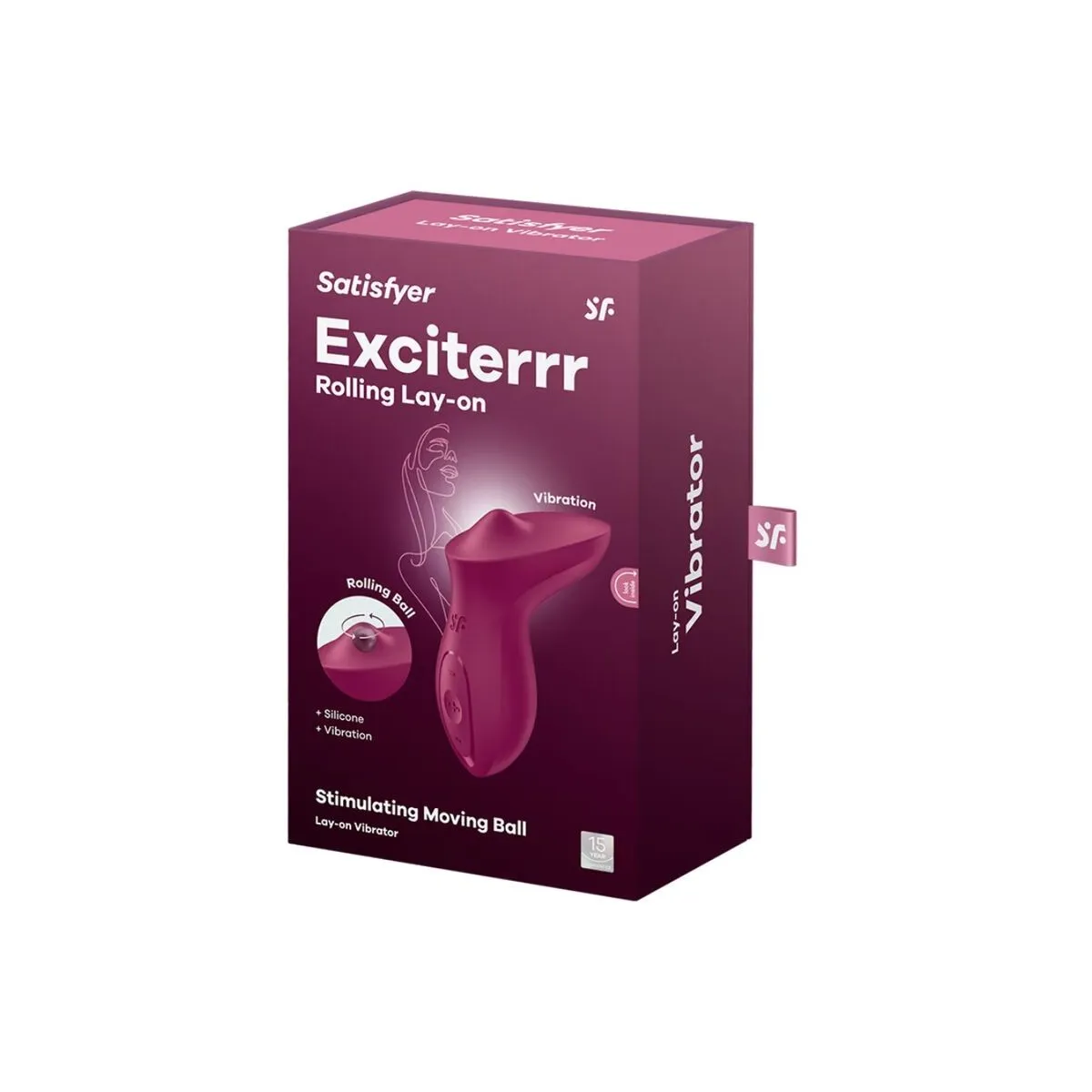 Exciterrr Vibrator Auflegbarer Klitoris Fuchsia von Satisfyer Vibrator | Fesselliebe.de