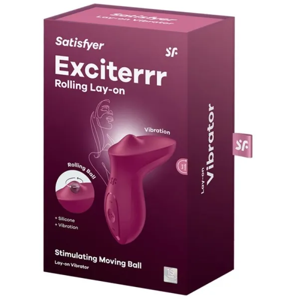 Exciterrr Vibrator Auflegbarer Klitoris Fuchsia von Satisfyer Vibrator | Fesselliebe.de