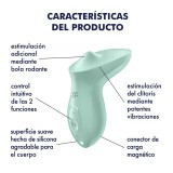 Exciterrr Vibrator Auflegender Klitoris Mint von Satisfyer Vibrator | Fesselliebe.de