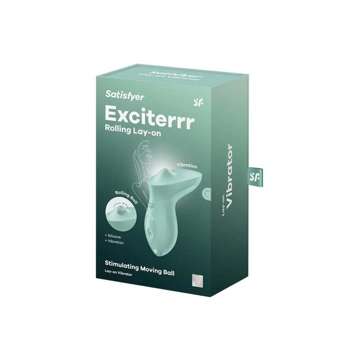 Exciterrr Vibrator Auflegender Klitoris Mint von Satisfyer Vibrator | Fesselliebe.de