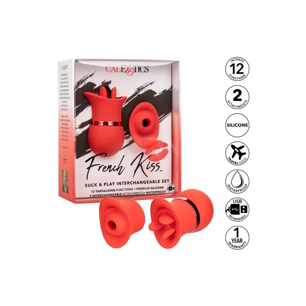 French Kiss Suck & Play Set von Calexotics | Fesselliebe.de