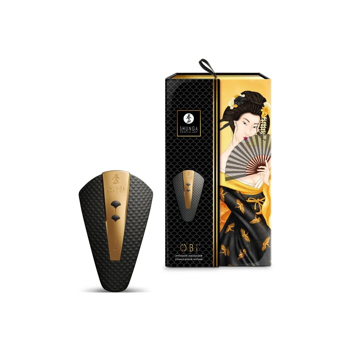 Obi Intimmassager Schwarz von Shunga Toys | Fesselliebe.de
