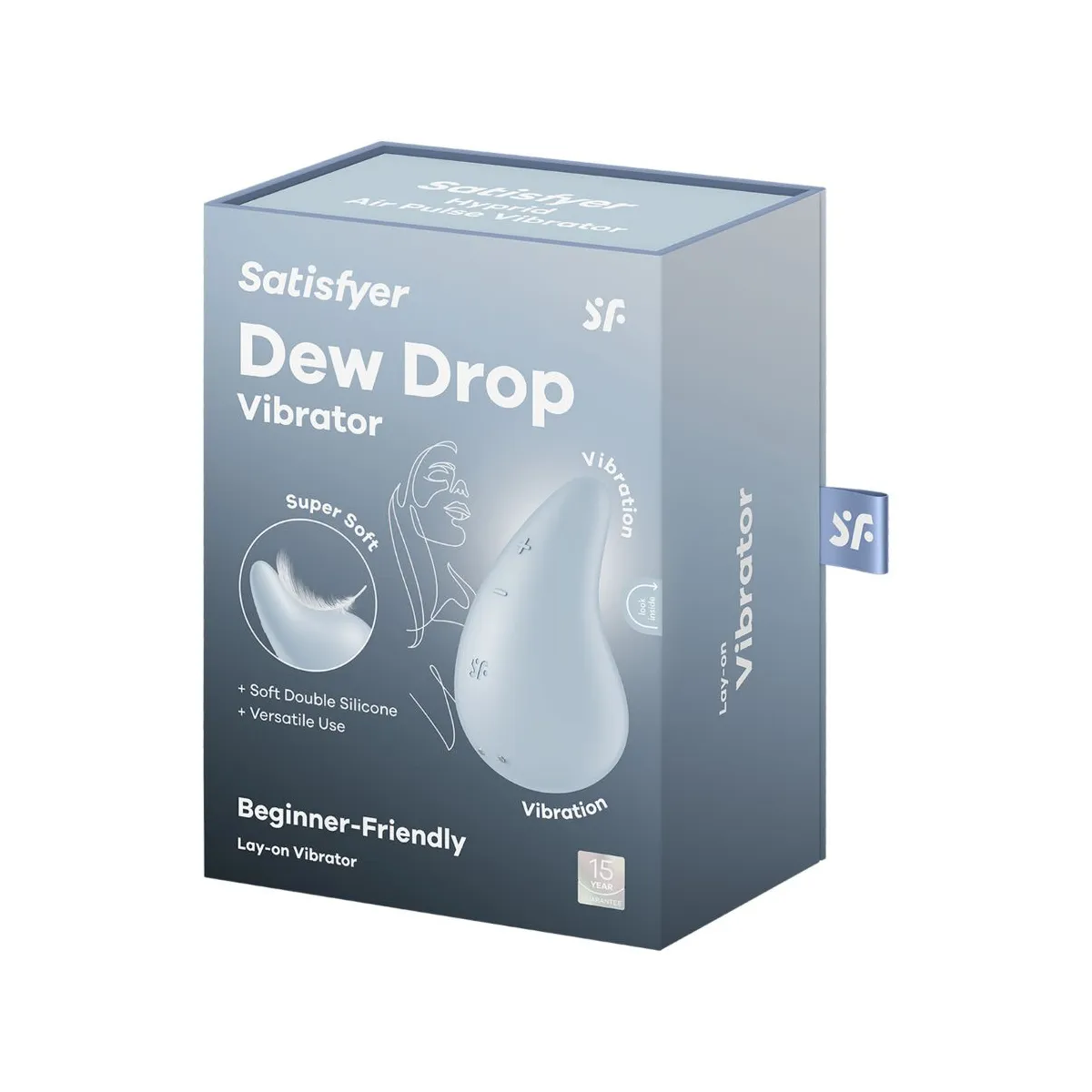 Dew Drop Vibrator Auflegen Blau von Satisfyer Layons | Fesselliebe.de