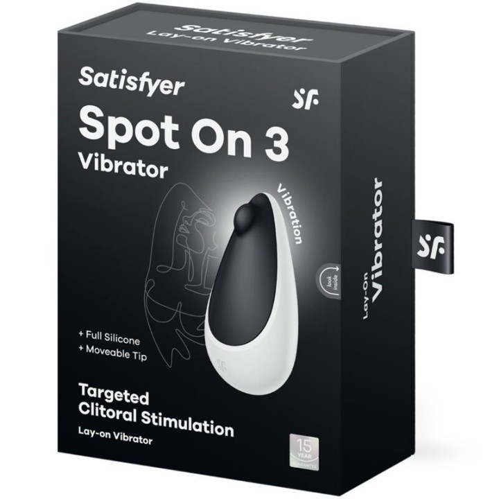 Spot On 3 Schwarzer Klitorasstimulator von Satisfyer Vibrator | Fesselliebe.de
