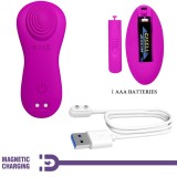Romario Auflegbarer Klitoris-Stimulator mit Fernbedienung Rosa von Pretty Love | Fesselliebe.de