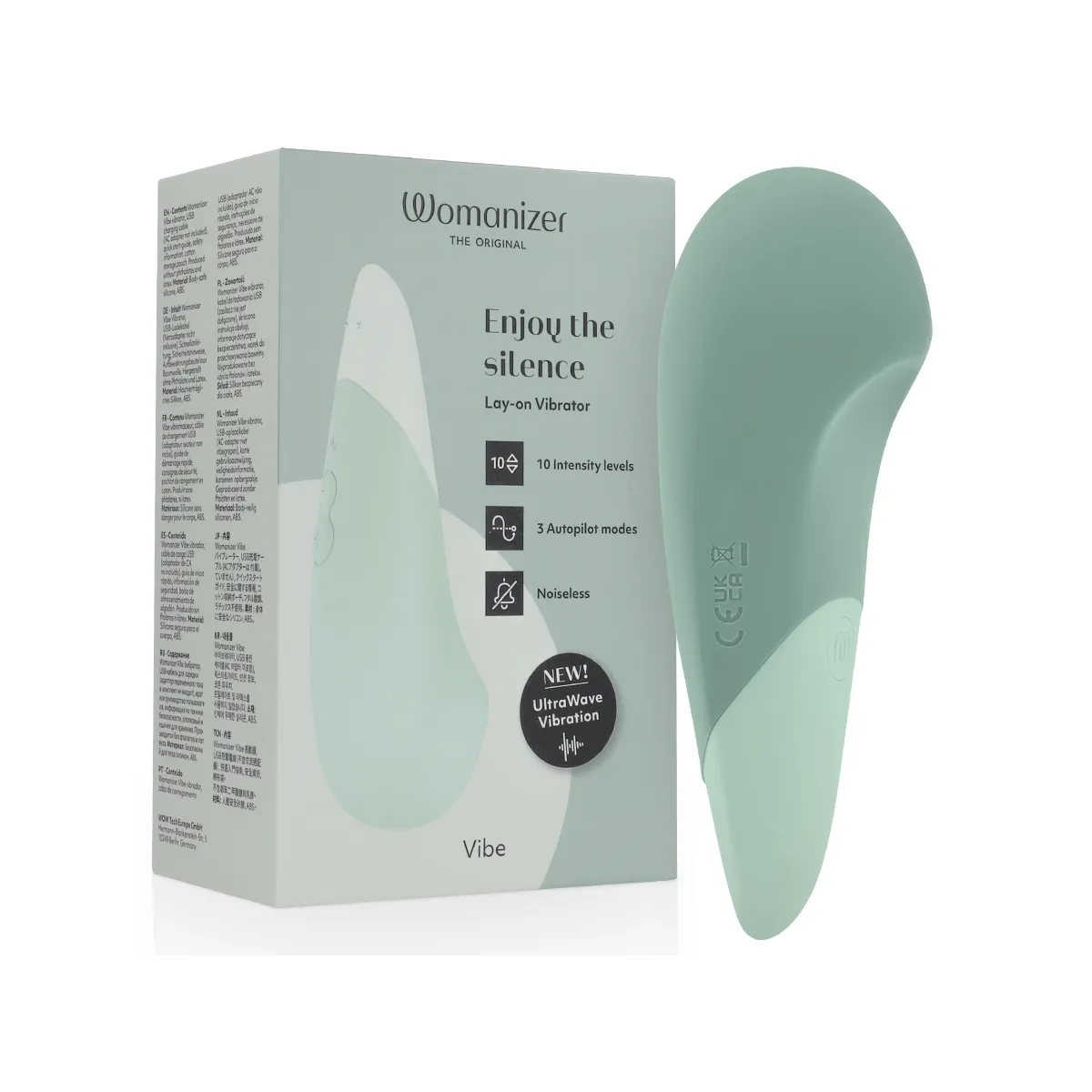 Vibe Lay-On Silent Vibrator Sage von Womanizer | Fesselliebe.de