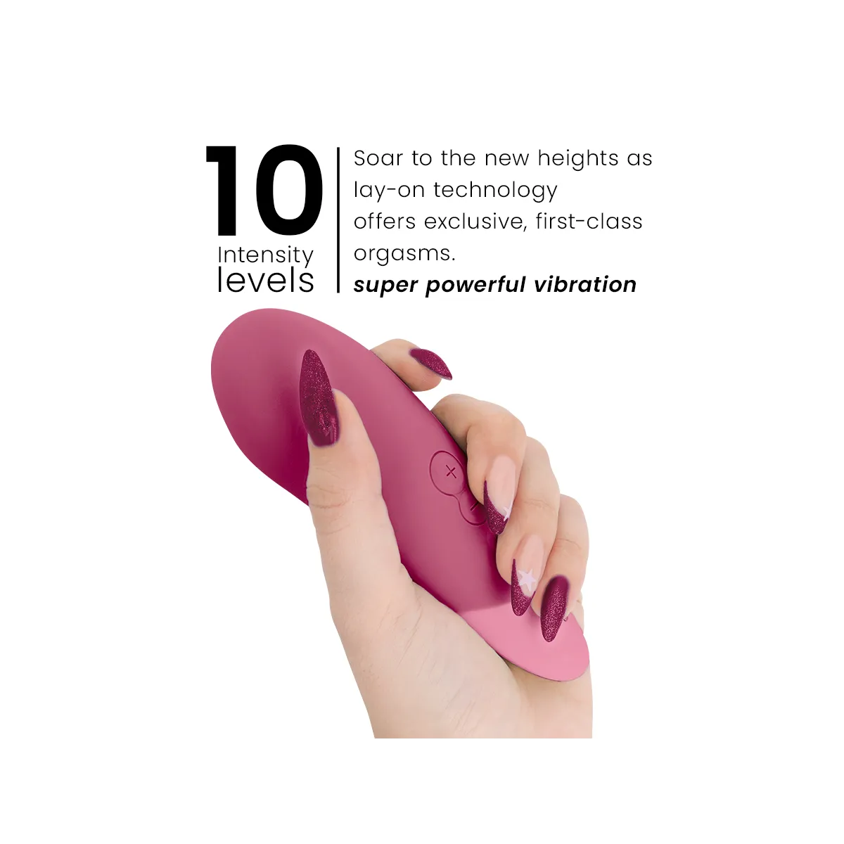 Vibe Lay-On Silent Vibrator Dusky Pink von Womanizer | Fesselliebe.de