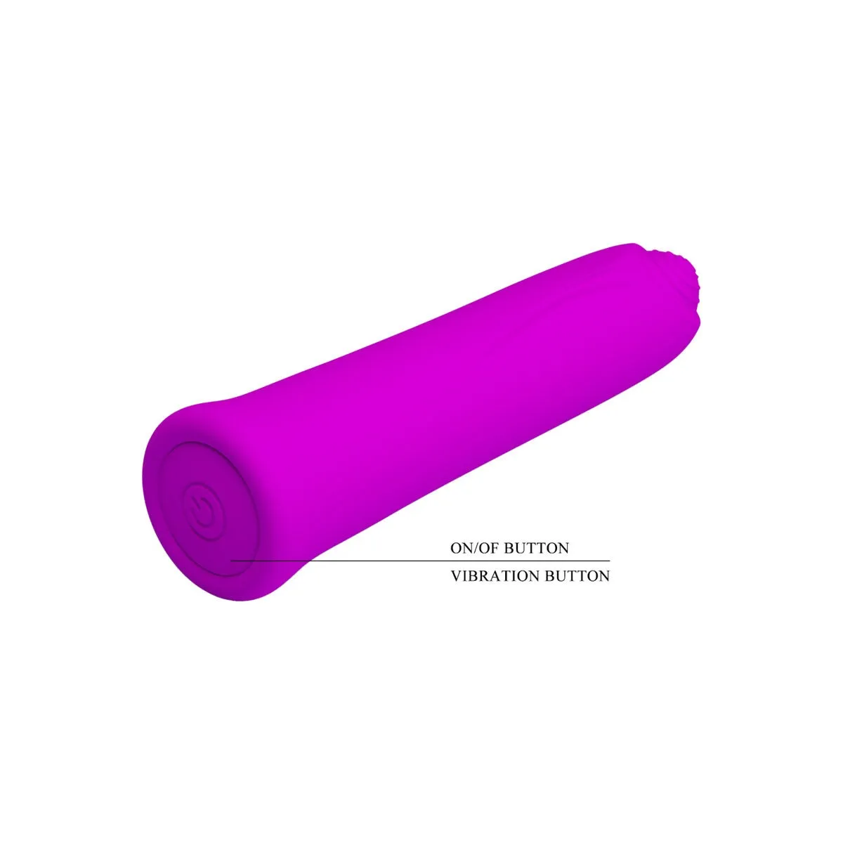 Curtis Mini Super Power Vibrator 12 Lila Silikonvibrationen von Pretty Love Flirtation | Fesselliebe.de