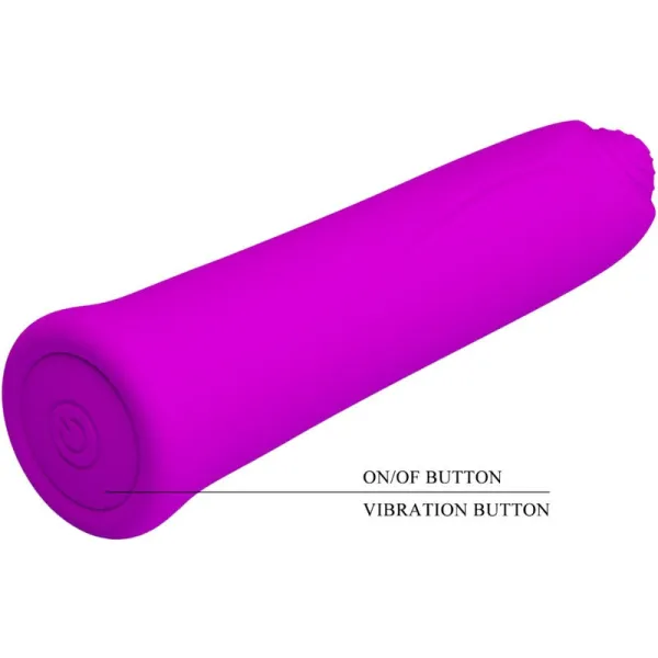 Curtis Mini Super Power Vibrator 12 Lila Silikonvibrationen von Pretty Love Flirtation | Fesselliebe.de