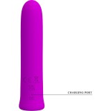 Curtis Mini Super Power Vibrator 12 Lila Silikonvibrationen von Pretty Love Flirtation | Fesselliebe.de