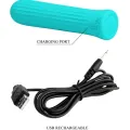 Blanche Blauer Stimulator-Vibrator von Pretty Love C-Type