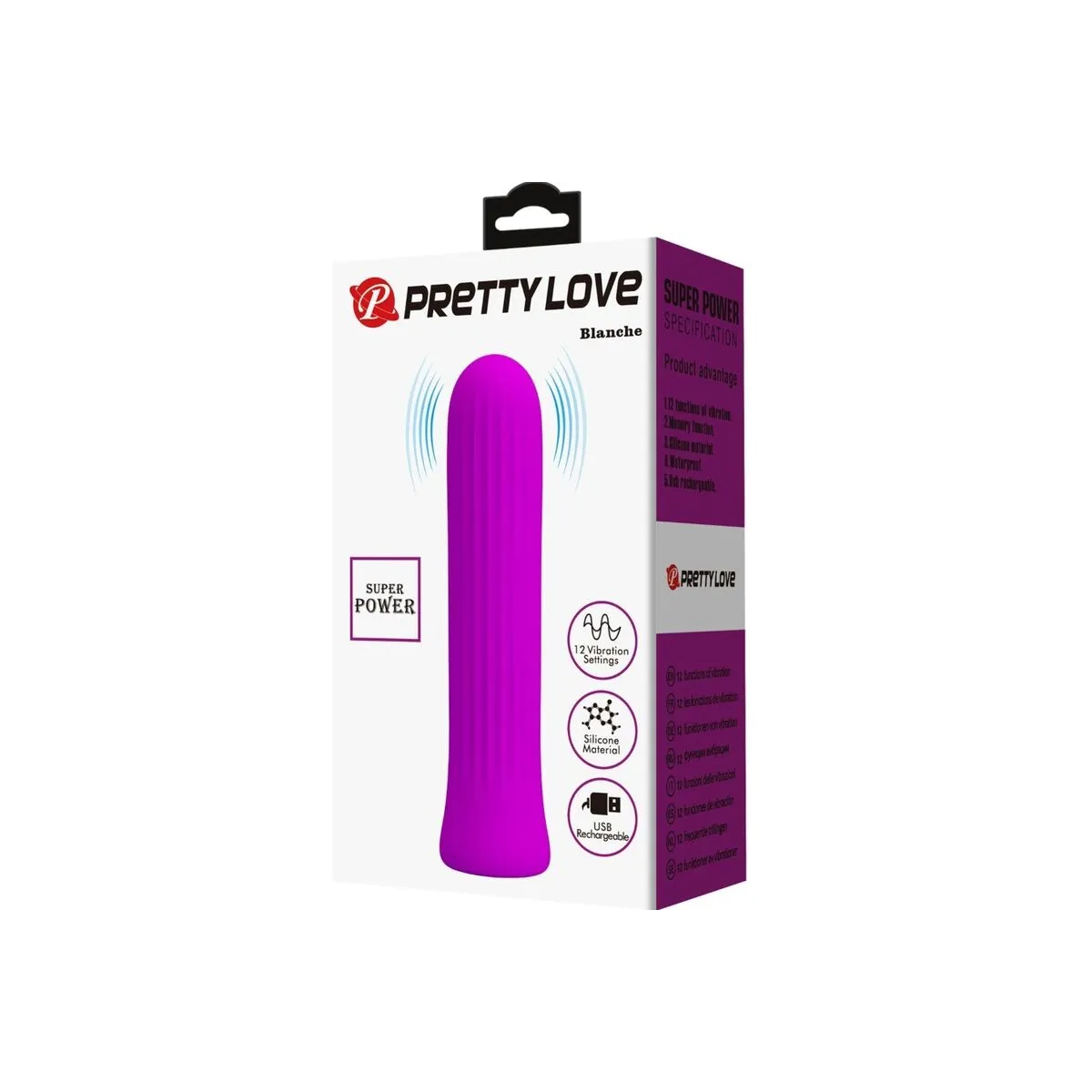 Blanche Pink Stimulator Vibrator von Pretty Love C-Type | Fesselliebe.de