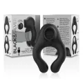 Vibratorring aus Silikon, 3 Motoren, wiederaufladbar, Schwarz von Black&Silver