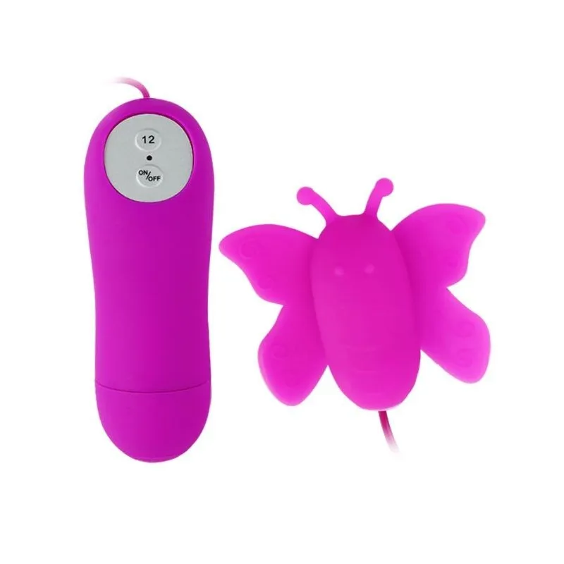 Love Eggs Butterfly Clitoris Stimulator 12 Geschwindigkeiten Lila mit Fernbedienung von Baile Stimulating | Fesselliebe.de
