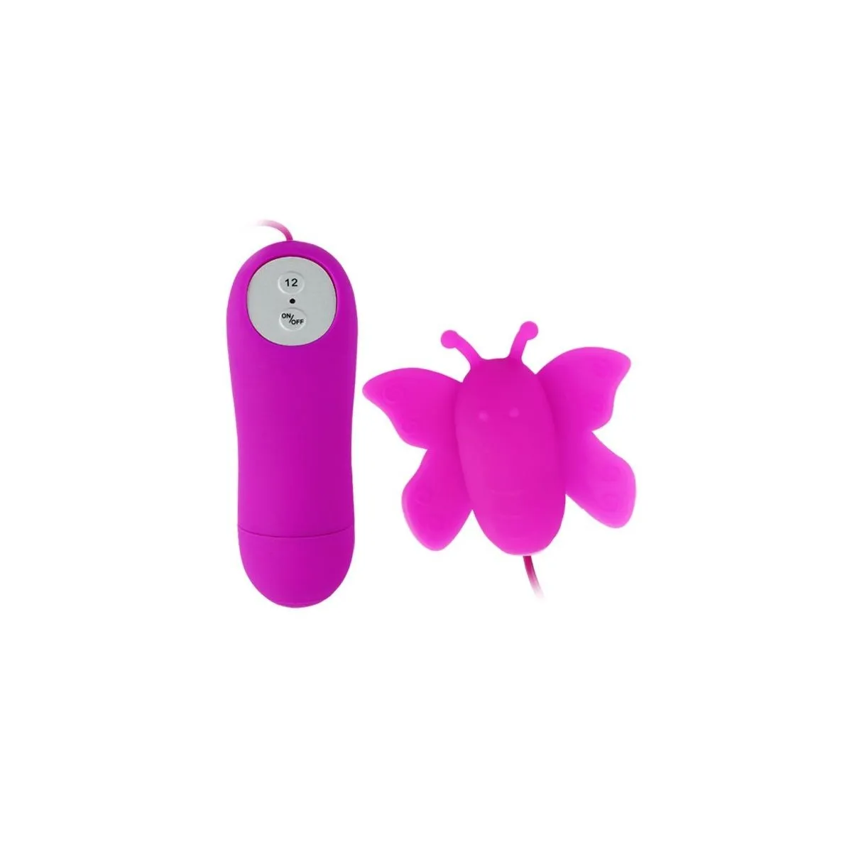 Love Eggs Butterfly Clitoris Stimulator 12 Geschwindigkeiten Lila mit Fernbedienung von Baile Stimulating | Fesselliebe.de