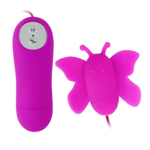 Love Eggs Butterfly Clitoris Stimulator 12 Geschwindigkeiten Lila mit Fernbedienung von Baile Stimulating | Fesselliebe.de