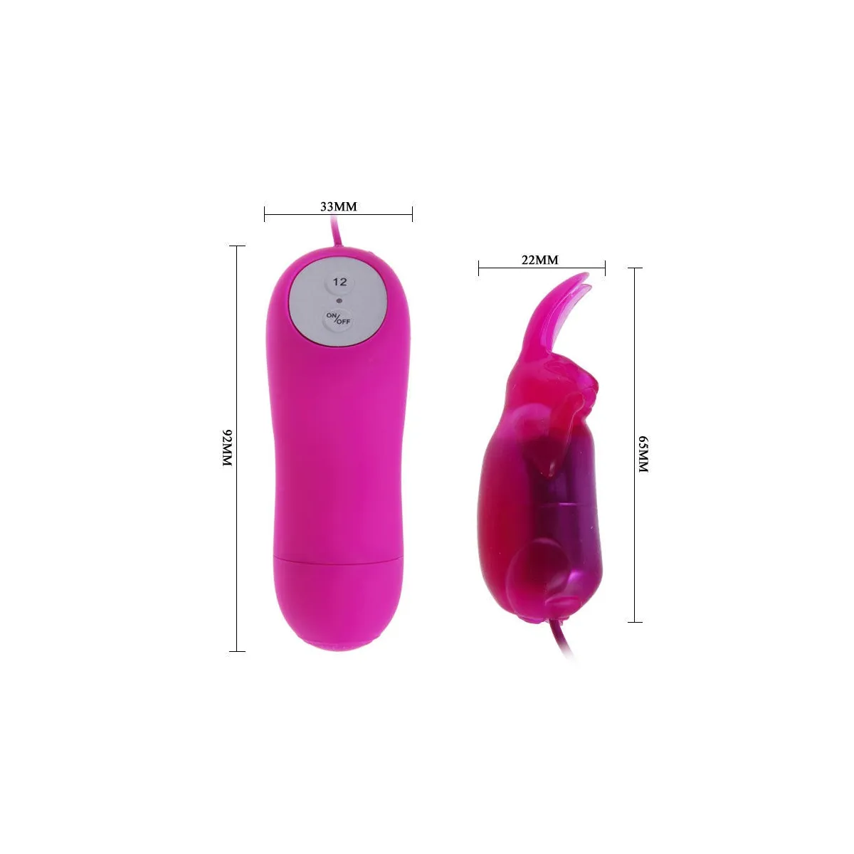 Niedlicher Secret Bunny Vibrator 12 Geschwindigkeit von Baile Stimulating | Fesselliebe.de