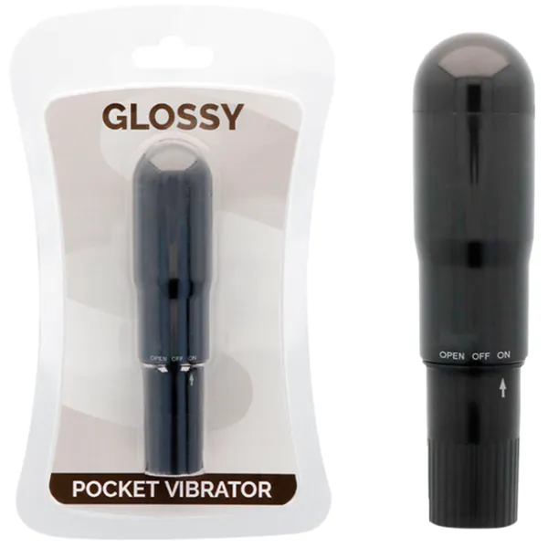 Taschenvibrator Schwarz von Glossy | Fesselliebe.de