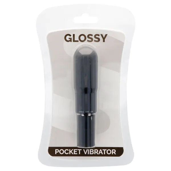 Taschenvibrator Schwarz von Glossy | Fesselliebe.de