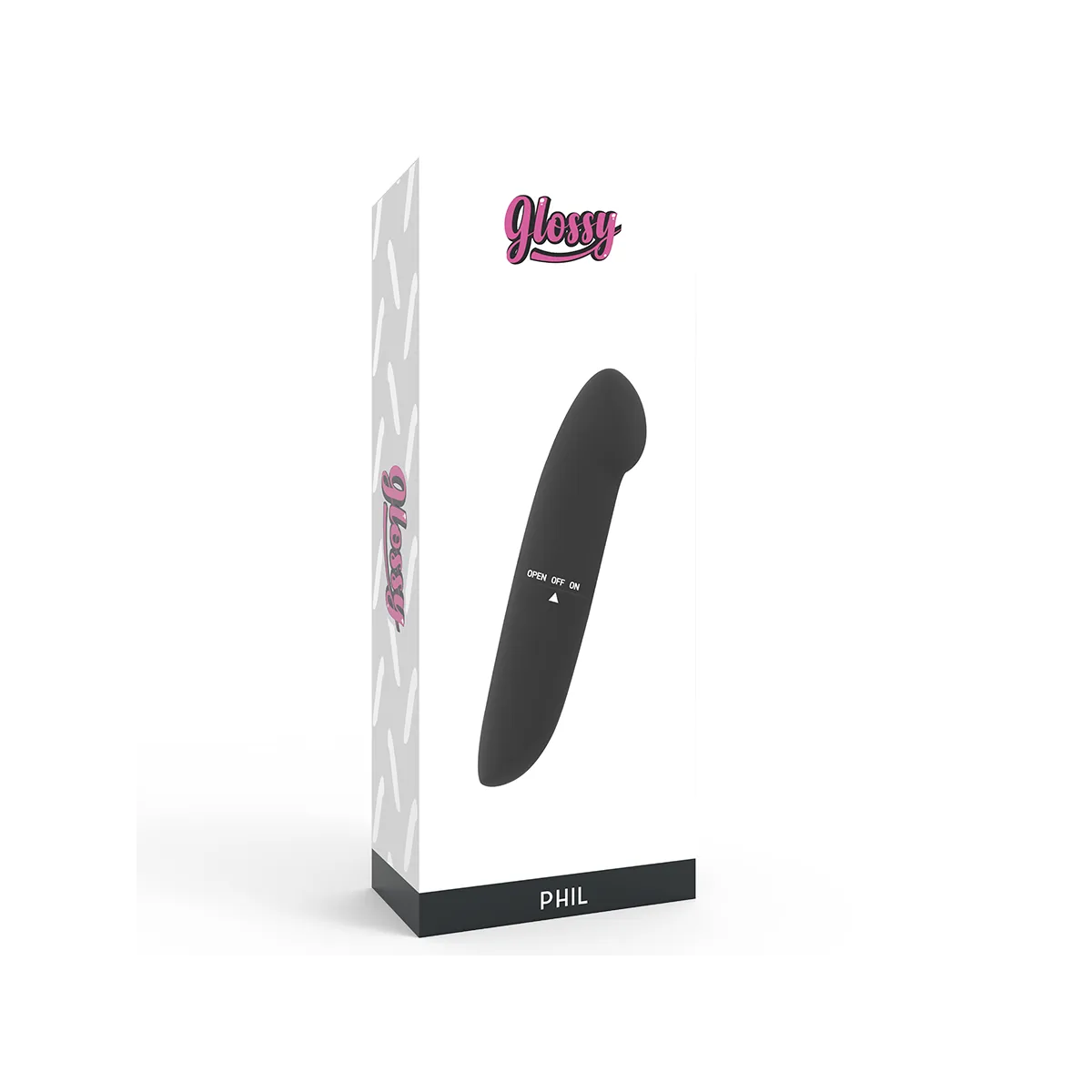 Phil Vibrator Schwarz von Glossy | Fesselliebe.de